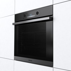 Hisense BSA65226AB Forno Elettrico da Incasso Ventilato a Vapore con Grill 77 litri 3500 W Classe A Nero