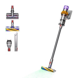 Dyson Dyson V15 Detect Absolute aspirapolvere senza filo Nichel, Giallo Senza sacchetto