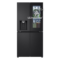 LG LG InstaView GMG860EPBE Frigorifero Multidoor Slim , Classe E, 508L, Wi-Fi, UVnano, Nero