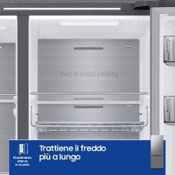 Samsung RB53DG706CS9 Frigorifero Combinato 538 L No Frost Classe C Inox