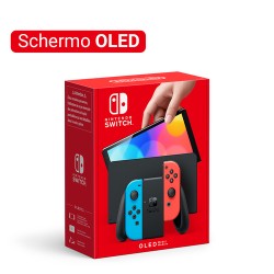 NINTENDO Nintendo Switch (modello Oled) Rosso neon/Blu neon, schermo 7 pollici