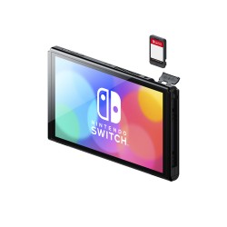 NINTENDO SWITCH CONSOLE OLED NERO JOY CON ROSSO/BLU IT