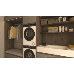 Haier HD90-A3939E asciugatrice Libera installazione Caricamento frontale 9 kg A+++ Bianco