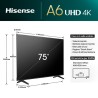 Hisense Hisense Smart TV 75 4K Ultra HD 75A6N