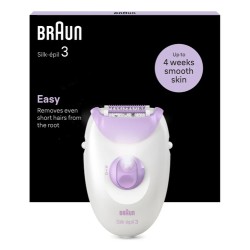 Braun Braun Silk-épil 3 3-000 20 pinzette Viola, Bianco