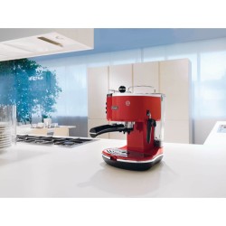 De'Longhi ECO311.R Macchina per espresso 1.4 L 2 Tazze Acciaio inossidabile Rosso - ECO 311.R