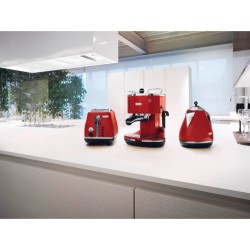 De'Longhi ECO311.R Macchina per espresso 1.4 L 2 Tazze Acciaio inossidabile Rosso - ECO 311.R