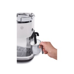 De'Longhi ECO311.W Macchina per espresso 1.4 L 2 Tazze Acciaio inossidabile Bianco - ECO 311.W