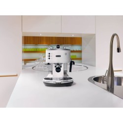 De'Longhi ECO311.W Macchina per espresso 1.4 L 2 Tazze Acciaio inossidabile Bianco - ECO 311.W