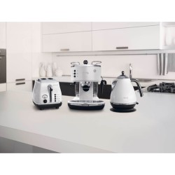 De'Longhi ECO311.W Macchina per espresso 1.4 L 2 Tazze Acciaio inossidabile Bianco - ECO 311.W