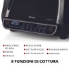 Ariete 4635 Air Fryer Grill Friggitrice ad aria e Griglia 1700 W Capacità 8L Nero