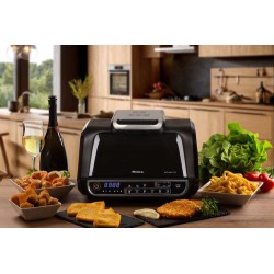 Ariete 4635 Air Fryer Grill Friggitrice ad aria e Griglia 1700 W Capacità 8L Nero