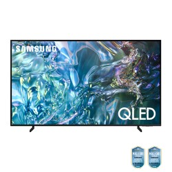 Samsung Q60D TV QLED 4K 75” QE75Q60DAUXZT Smart TV Wi-Fi Titan Gray 2024, Quantum Processor Lite 4K, 4K Upscaling, AirSlim Des