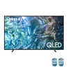 Samsung Q60D TV QLED 4K 75” QE75Q60DAUXZT Smart TV Wi-Fi Titan Gray 2024, Quantum Processor Lite 4K, 4K Upscaling, AirSlim Des