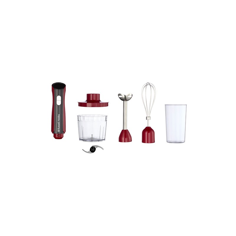 Russell Hobbs Russell Hobbs 27140-56 frullatore 1 L Frullatore portatile 500 W Nero, Rosso, Trasparente