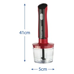 Russell Hobbs 27140-56 Frullatore 1 L Frullatore portatile 500 W Nero Rosso Trasparente