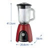 Russell Hobbs Russell Hobbs 27120-56 Frullatore con Bicchiere 1.5 L 650 Watt 2 Velocità colore Rosso e Nero