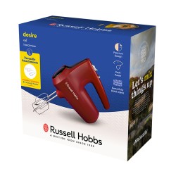 Russell Hobbs 27150-56 Sbattitore Elettrico 5 Velocità 350 W Rosso