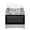  Cucina 90x60cm Schaub Lorenz SS595EX 5 Fuochi a Gas Tutto Forno elettrico Classe A Inox