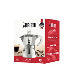 Bialetti Caffettiera Moka Dama Pure Ice 1 Tazza 0002271