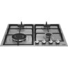 Beko HIYG64225SXO Piano Cottura da incasso a Gas 60 cm Gas 4 Fornello(i) Inox - HIYG 64225 SXO