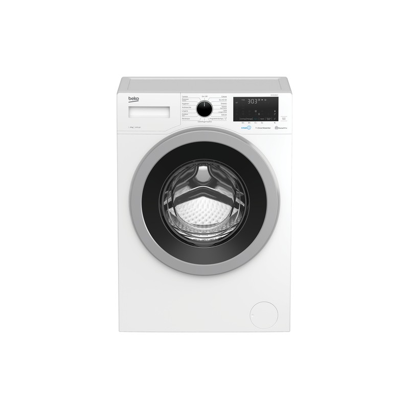 BEKO Beko Lavatrice a Vapore WUY81436SI-IT, 8 kg, 1400 giri/min