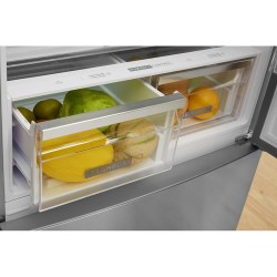 Whirlpool  W84BE73X Frigorifero Doppia Porta Total No Frost Classe D Inox- W84BE 73 X